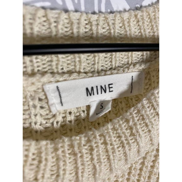 Mine Cream Knitted Vest, Size S - Picture 3 of 3